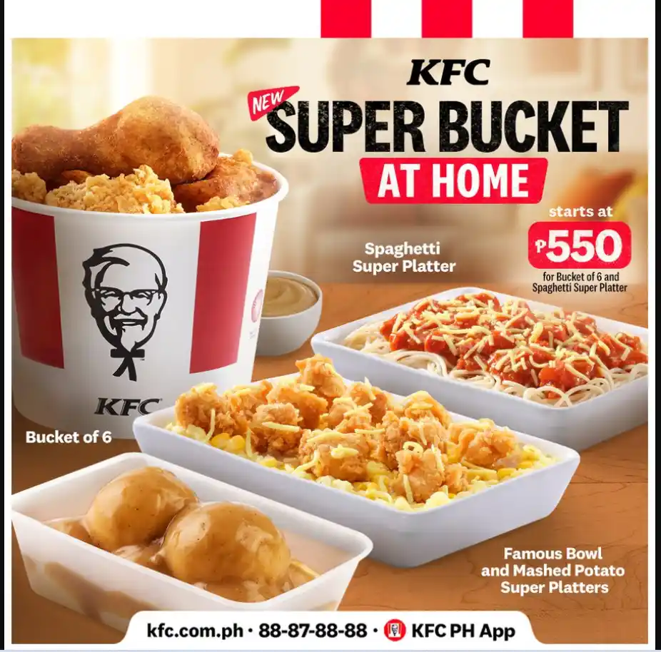 KFC All Chicken Bucket Menu 