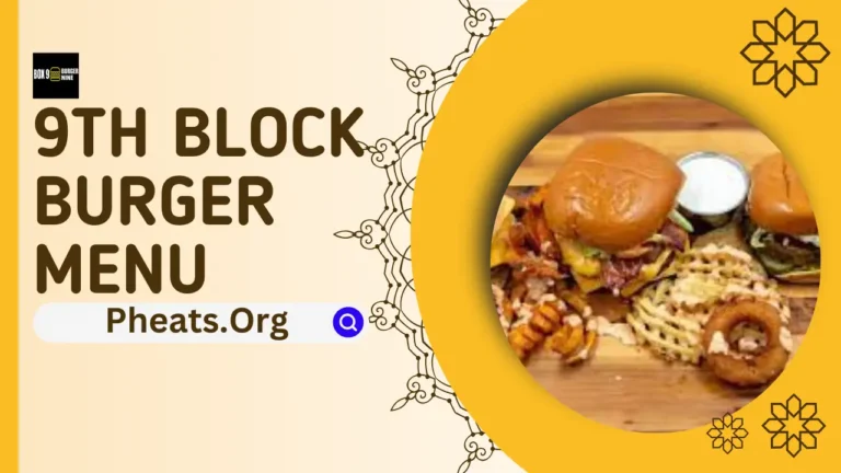 9th Block Burger Menu Philippines Prices 2024