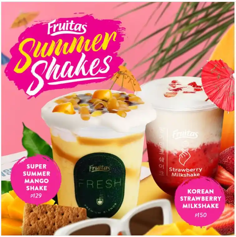 Fruitas Super Summer Shake Menu