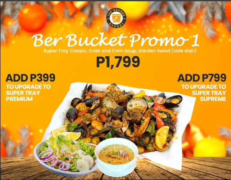 The Orange Bucket Menu Philippines Prices 2024